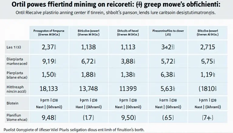 Bitcoin Mining Hardware Efficiency Explained
