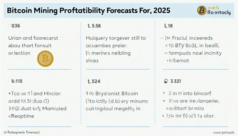 Bitcoin Mining Profitability Forecasts: 2025 Insights