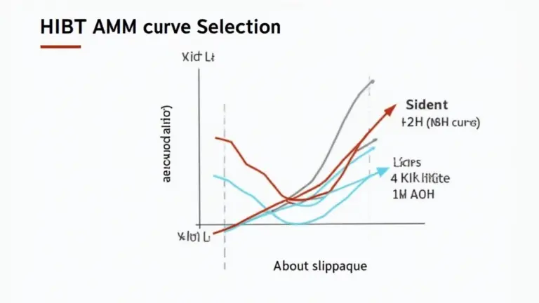 HIBT DEX AMM Curve Selection for Volatile Assets