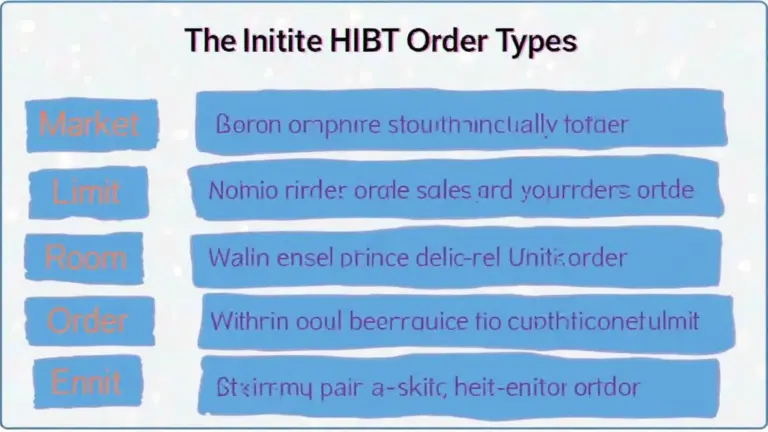 HIBT Order Types Explained: Market/Limit/Stop