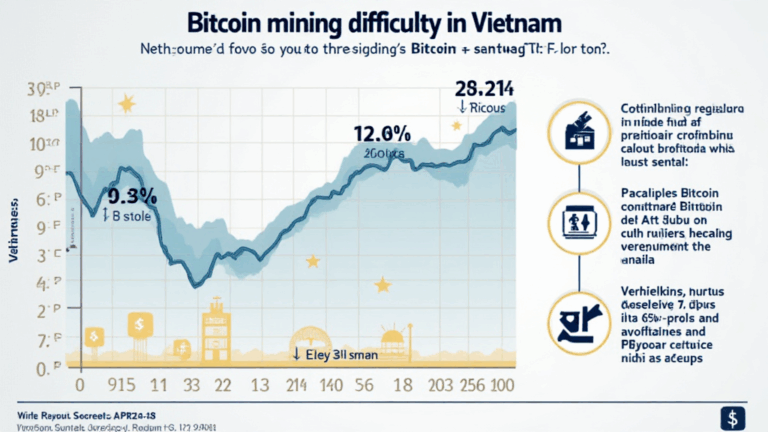 Bitcoin Mining Difficulty in Vietnam: Trends and Insights