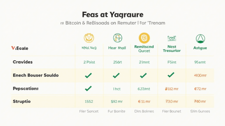 Bitcoin Remittance Fees Vietnam Comparison: A 2025 Insight
