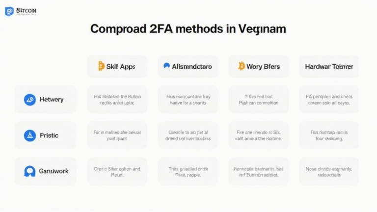Bitcoin 2FA Methods Vietnam Comparison: Ensuring Your Crypto Safety
