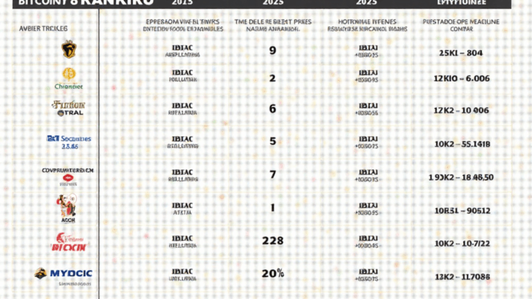 2025 Bitcoin Exchange Rankings: What You Need to Know